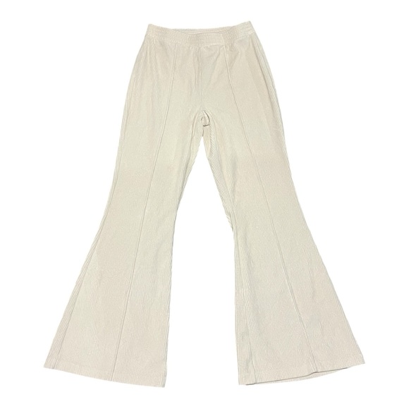 aerie Pants - Aerie Groove-On Velour High Waisted Flare Pant